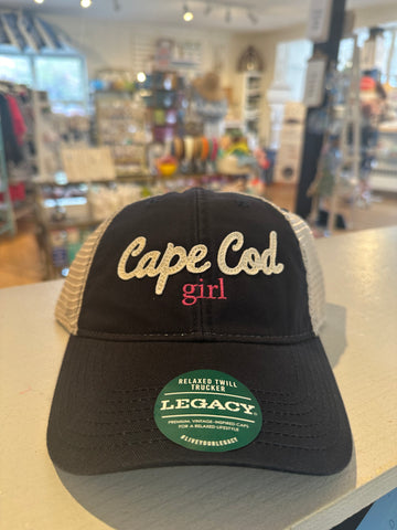 navy cape cod girl hat