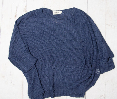 VNECK SLOUCHY SWEATER