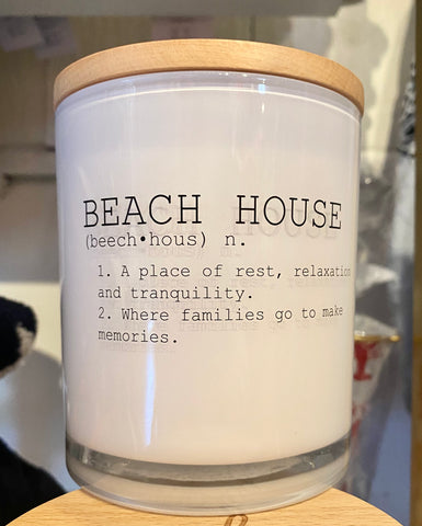 BEACH HOUSE DEFINITION SOY CANDLE-prosecco fizz