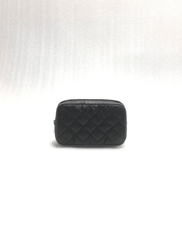 CHARLI COSMETIC POUCH-CARBON