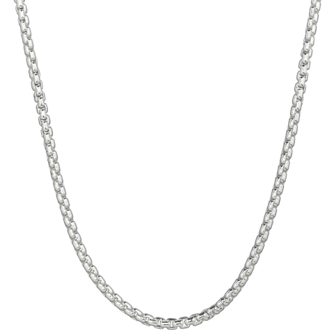 ROUND BOX CHAIN 4.0MM 18"