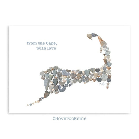 Cape Cod map INDIVIDUAL CARD