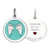 MD ANGEL WINGS SILVER SEAFOAM