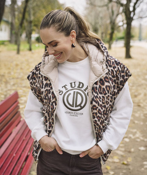 leopard rev poncho