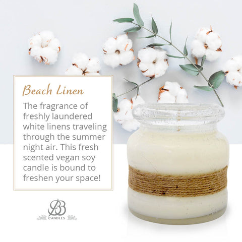 CLEARWATER CANDLE-beach linen