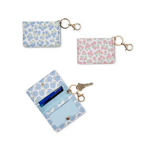 blued mini flower id wallet