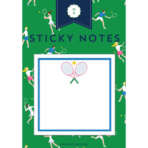 TENNIS CLUB STICKY NOTES