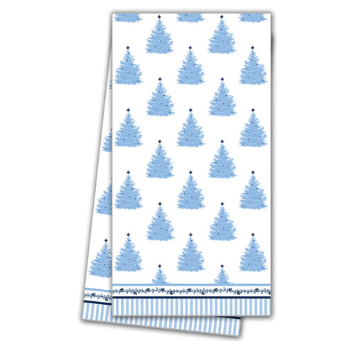 Skiers cotton tea towel