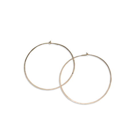 lg forged gold hoops