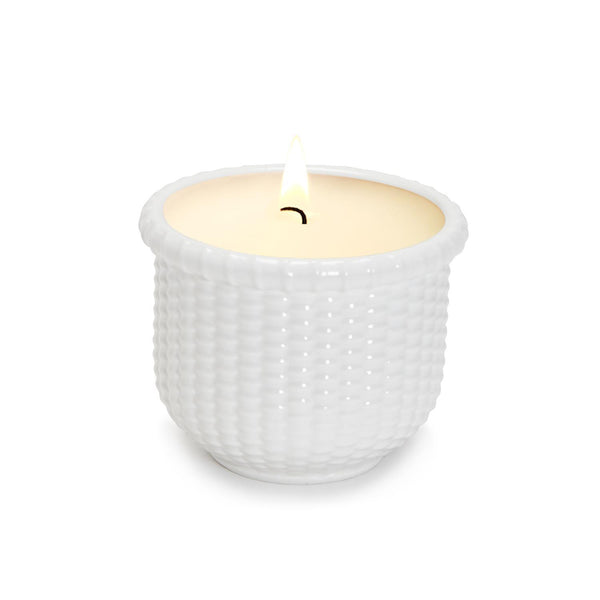 WICKER WEAVE CANDLE