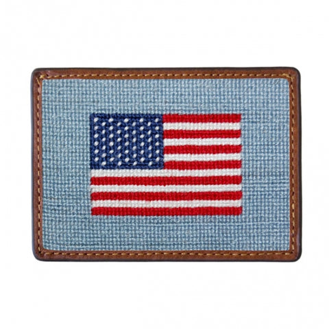 AMERICAN FLAG ANTIQUE CC WALLET