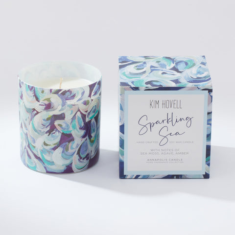 sparkling sea candle