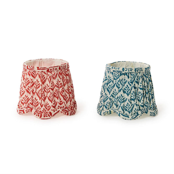 RED FABRIC SHADE