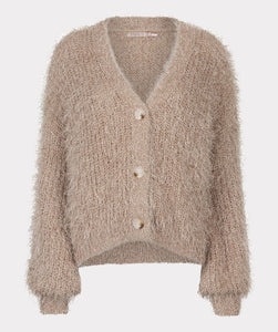 fuzzy cardigan