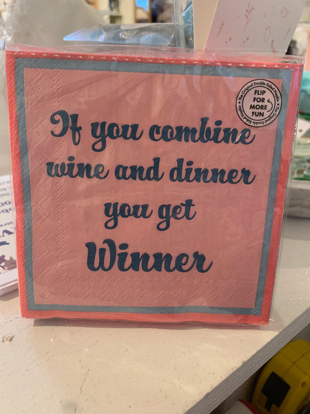 REFILL WINE/WINNER NAPKINS