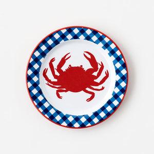 ENAMEL CRAB APP PLATE