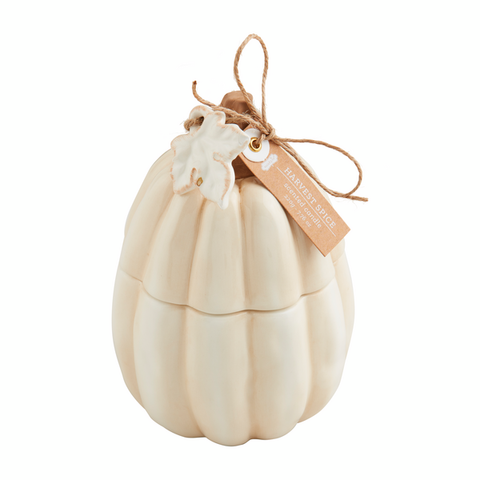 WHITE PUMPKIN CANDLE