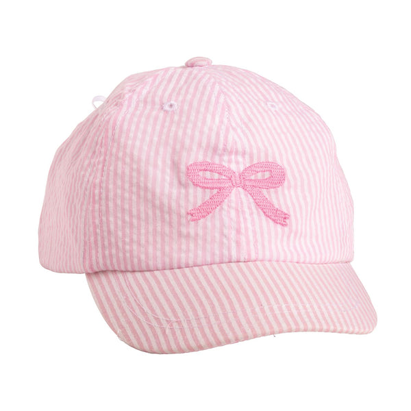 pink bow hat