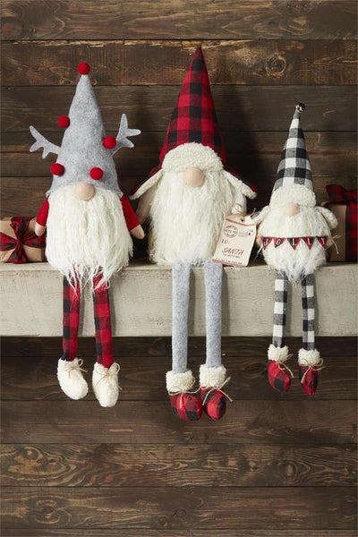 reindeer dangle leg gnome