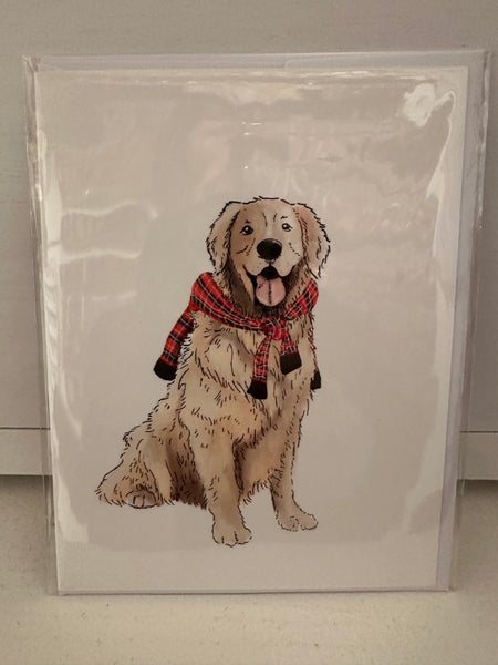 preppy retriever card
