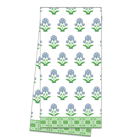 FLORAL BLOCK PRINT TOWEL