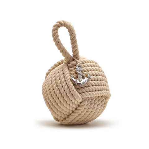 knotted rope door stop-anchor