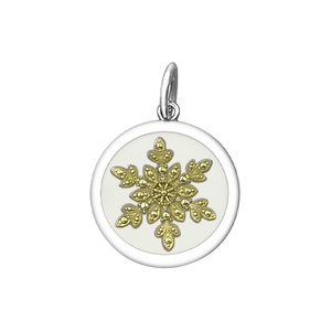 SNOWFLAKE GOLD ALPINE WHITE SMALL