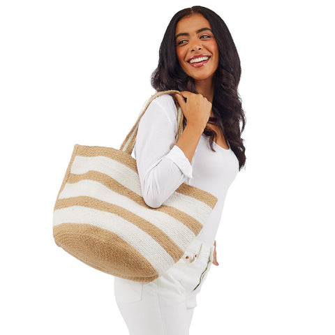 JUTE WOVEN TOTE