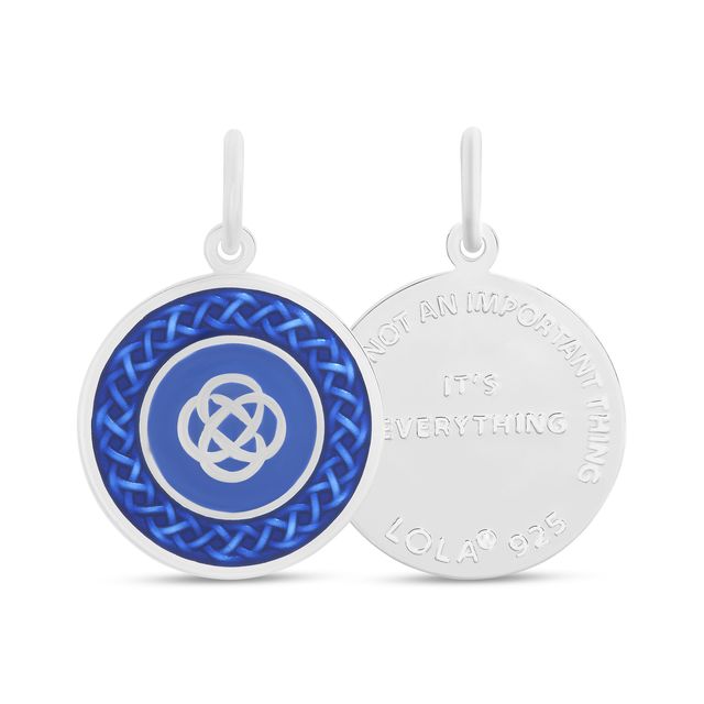 FAMILY KNOT, SILVER,INDIGO SM