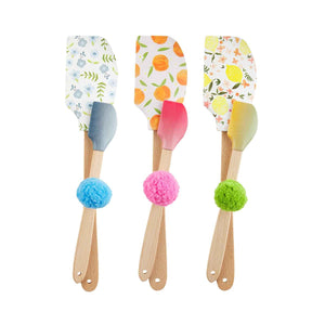 GREEN FLORAL SPATUALA SET