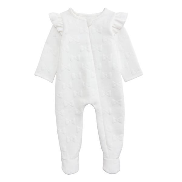 bow quilted sleeper