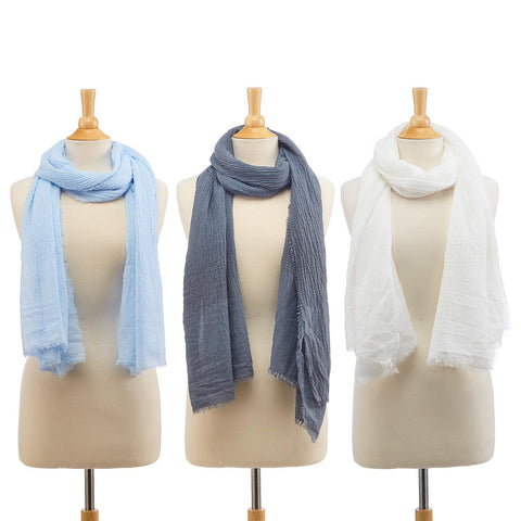 LIGHT BLUE SCARF