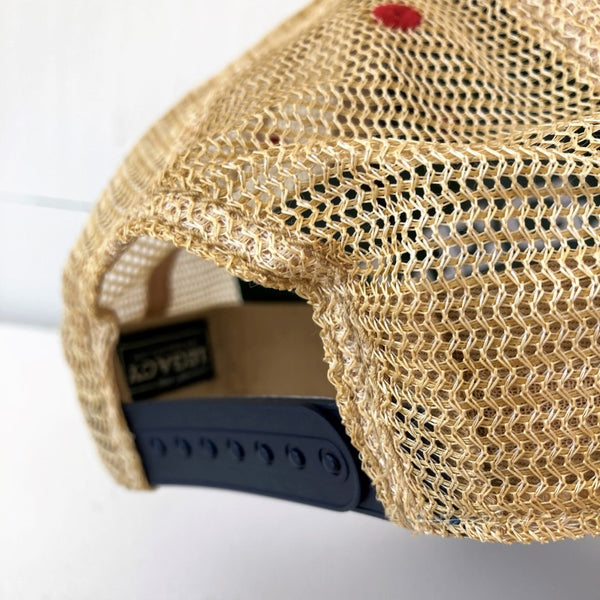 NAVY/red  TRUCKER Adult HAT