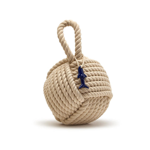 knotted rope door stop-shark