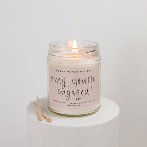 OMG YOU'RE ENGAGED CANDLE