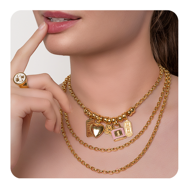 PUFFY HEART-GOLD
