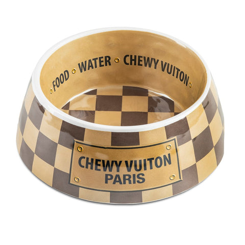 CHECKER CHERY VUITON BOWL