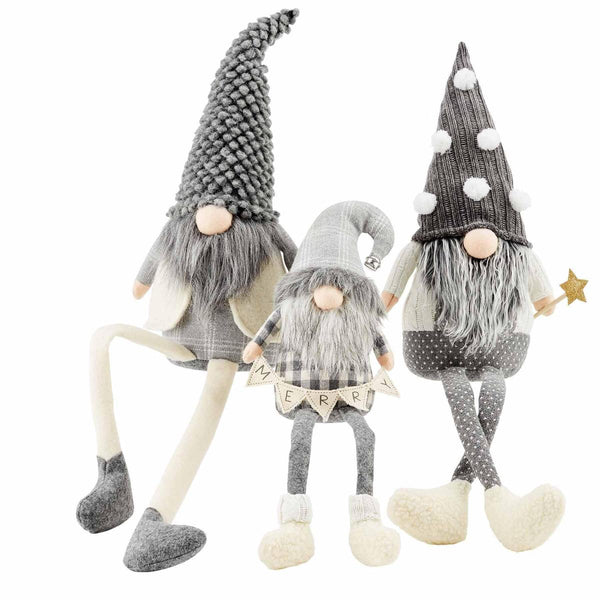 lg grey dangle gnome