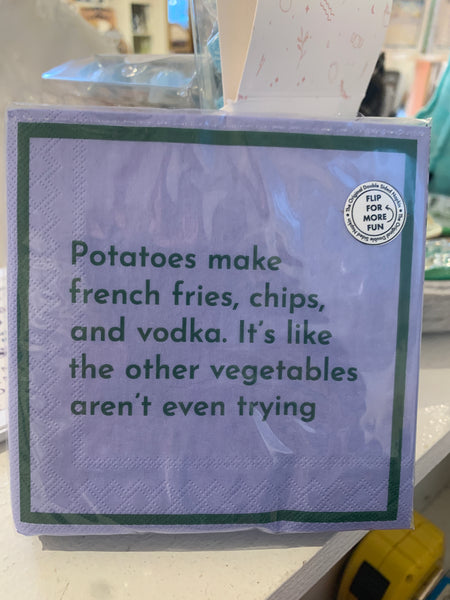TRUST ME/POTATES NAPKINS