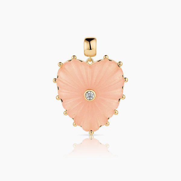 pink jade heart