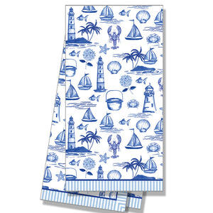 BLUE SEASIDE TOWEL