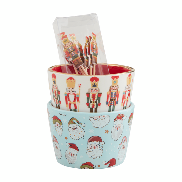 santa tidbit set