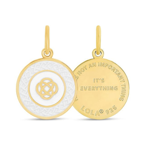 FAMILY KNOT, ALPINE WHTE ALL GOLD SM