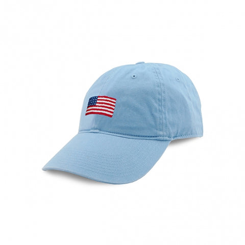 sky blue perf flag hat