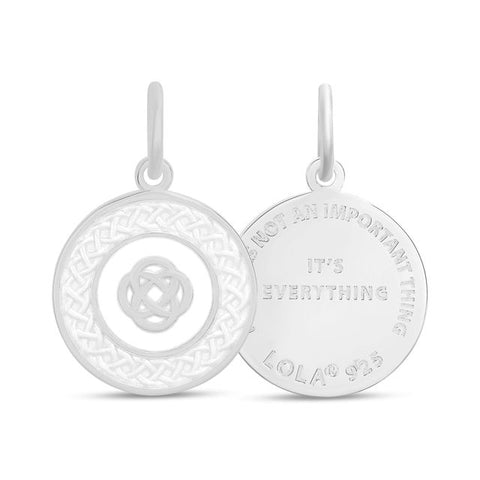 FAMILY KNOT, SILVER, ALPINE WHITE SM