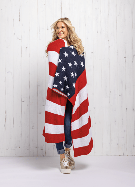 flag blanket