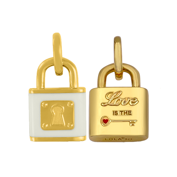 LOVE LOCK GOLD ALPINE WHITE