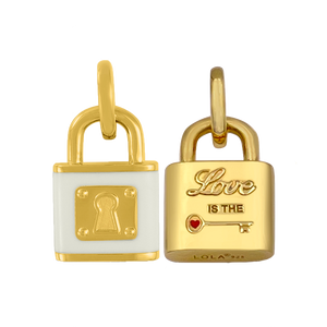 LOVE LOCK GOLD ALPINE WHITE