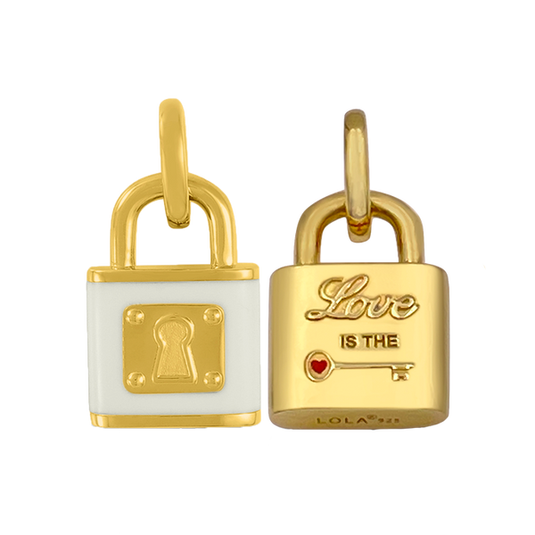 LOVE LOCK GOLD ALPINE WHITE