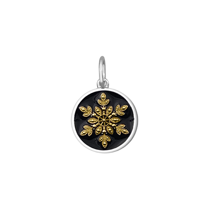 SNOWFLAKE GOLD BLACK SMALL